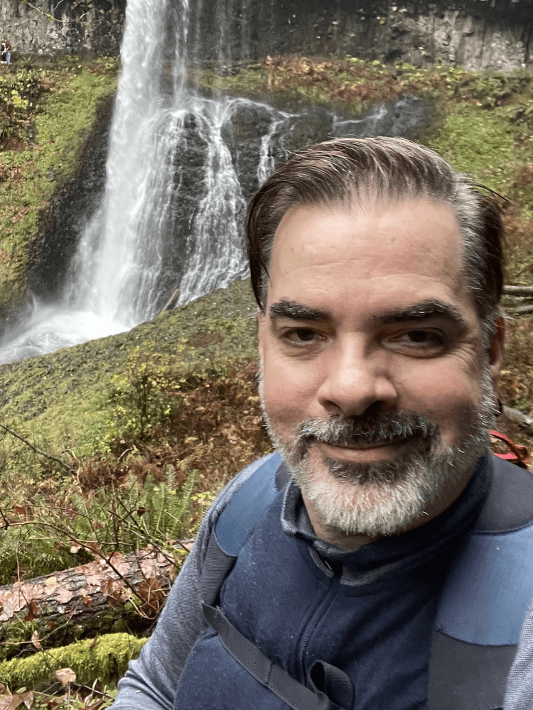 Alfonso Barreiro at Silver Falls